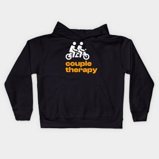 Couple Therapy Tandem Bike Kids Hoodie